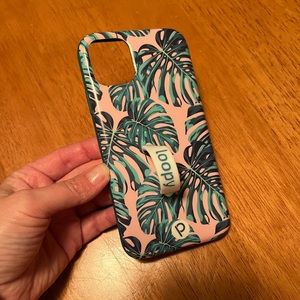 Loopy pink Monstera Phone Case IPhone 11/XR (6.1 screen)